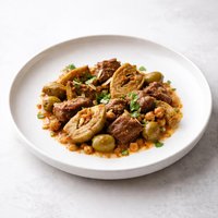 Moroccan Beef with Artichokes