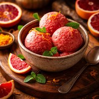 Moroccan Blood Orange Sorbet