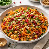 Moroccan Carrot Chickpea Salad