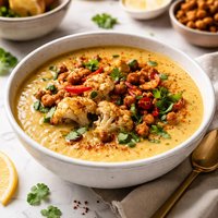 Moroccan Cauliflower Soup