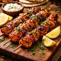 Moroccan Chicken Kebabs