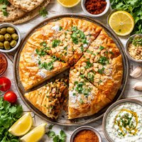 Moroccan Chicken Pie