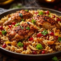 Moroccan Chicken Pilaf
