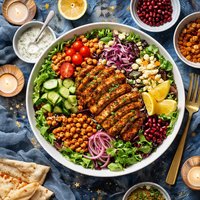 Moroccan Chicken Salad for a Starry Night