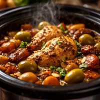 Moroccan Chicken Tagine Crock Pot