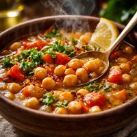 Moroccan Chickpea Soup