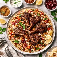 Moroccan Lamb with Tomato Couscous