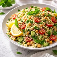 Moroccan Lemon Mint Couscous