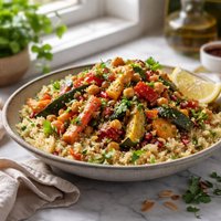 Moroccan Lucky Seven Vegetable Inspired Couscous