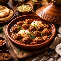 Moroccan Meatballs Tagine Kefta