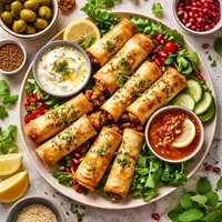 Moroccan Phyllo Rolls