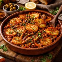 Moroccan Potato Casserole