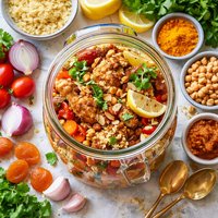 Moroccan Style Chicken in a Jar