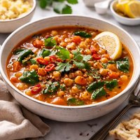 Moroccan Style Chickpea Soup