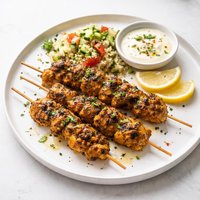 Moroccan Style Grilled Chicken Brochettes