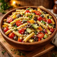 Mostaccioli Vegetable Salad