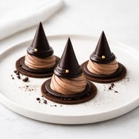 Mousse Filled Witches Hats