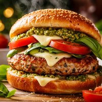 Mouth Watering Italian Turkey Burgers