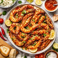 Mozambican Peri Peri Prawns