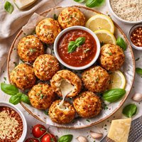 Mozzarella Filled Rice Risotto Balls
