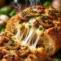 Mozzarella Mushroom Bread