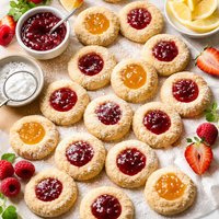 Mrs Fields Thumbprint Jam Cookies