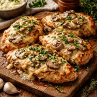 Muenster Mushroom Chicken
