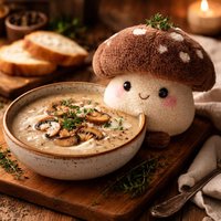 Muffy the Velvet Mushroom Soup Friend Longmeadow Farm