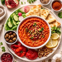 Muhamara Middle Eastern Red Pepper Dip