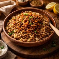 Mujadrah Lentils and Rice