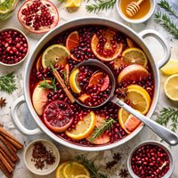 Mulled Fruit Tea Puncher