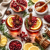 Mulled Pomegranate Tea