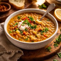 Mulligatawny Soup with Lentils