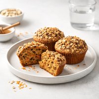 Multi Grain Carrot Muffins