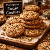 Multigrain Exam Cookies High Energy Healthy