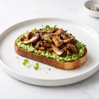 Mushroom and Avocado Toast