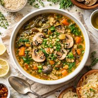 Mushroom and Barley Soup