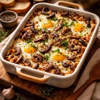 Mushroom and Egg Casserole