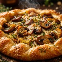 Mushroom and Leek Galette