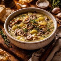 Mushroom and Leek Soup