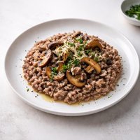 Mushroom and Red Wine Risotto