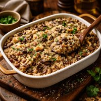 Mushroom and Rice Casserole