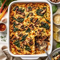 Mushroom and Swiss Chard Lasagna