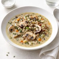Mushroom and Wild Rice Soup