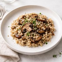 Mushroom Barley Risotto