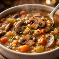 Mushroom Barley Soup Slow Cooker