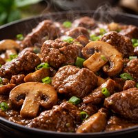 Mushroom Beef Low Fat