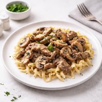 Mushroom Beef Stroganoff