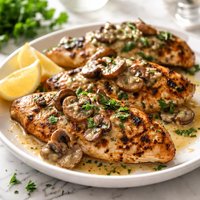Mushroom Chicken for the Grill