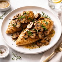 Mushroom Chicken with Honey Mustard